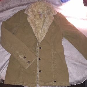 Corduroy lined jacket